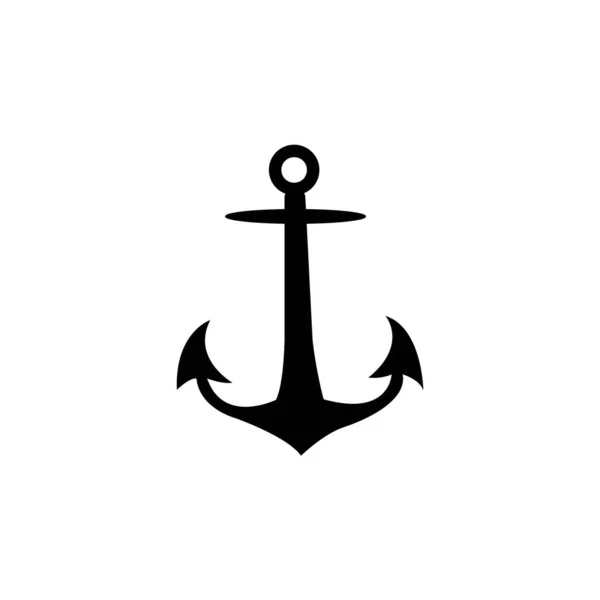 Anchor Icon Logo Vector Design — Vetor de Stock