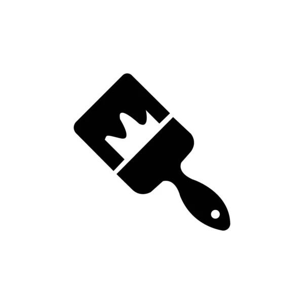 Projekt Wektora Logo Ikony Pędzla — Wektor stockowy