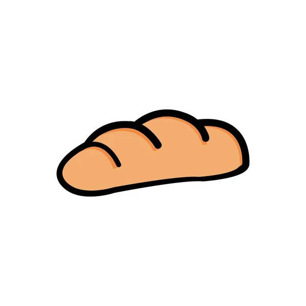 Bread Icon Logo Vector Design — Vector de stock