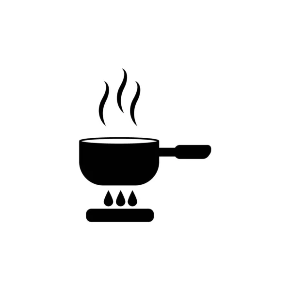 Pot Icon Logo Vector Design — Stock Vector