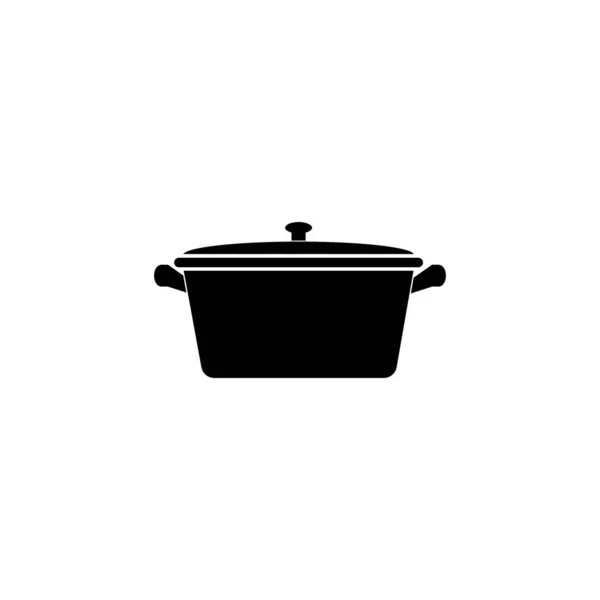 Pot Icon Logo Vector Design — Vettoriale Stock