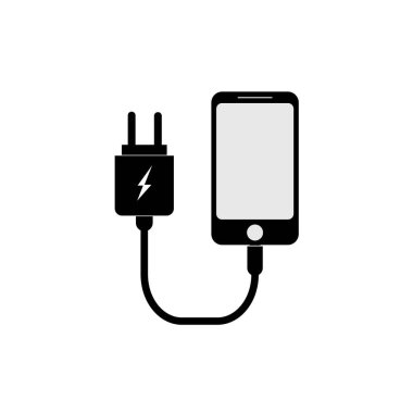 charger icon logo vector design template