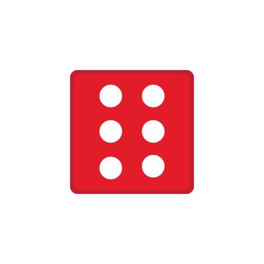 zar simgesi logo vektör tasarım şablonu