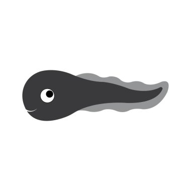 tadpole icon logo vector design
