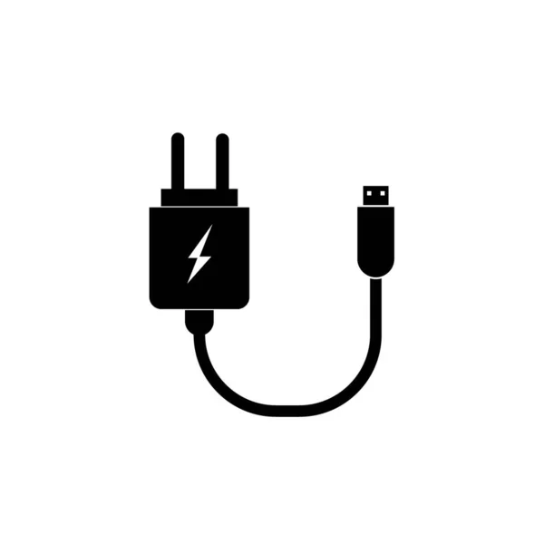 Charger Icon Logo Vector Design Template — Stockvektor