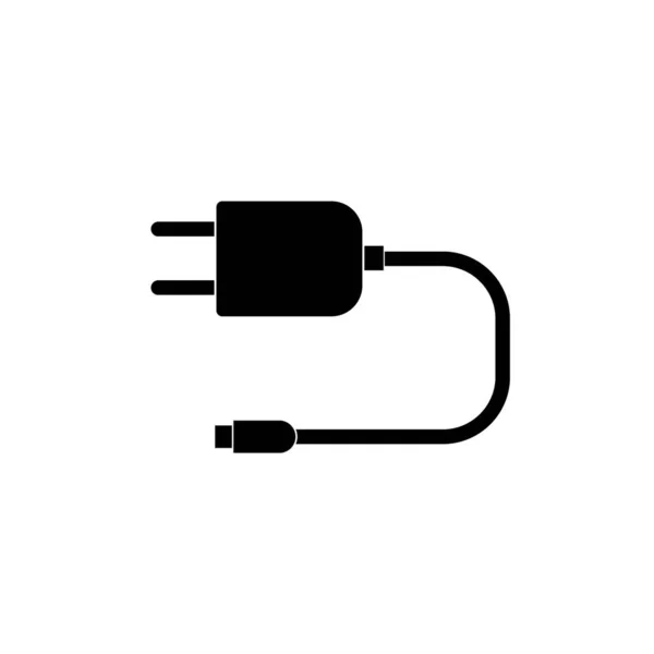 Charger Icon Logo Vector Design Template — ストックベクタ