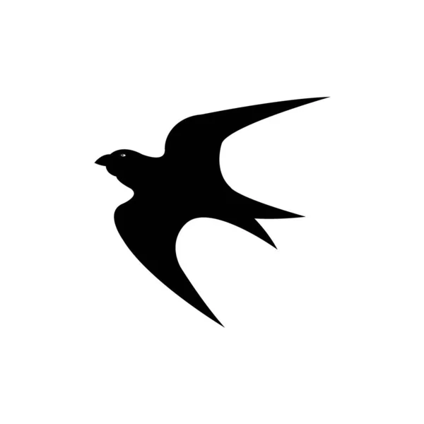 Swallow Icon Logo Vector Design — Archivo Imágenes Vectoriales