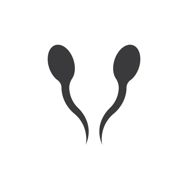 Tadpole Icon Logo Vector Design — Vector de stock