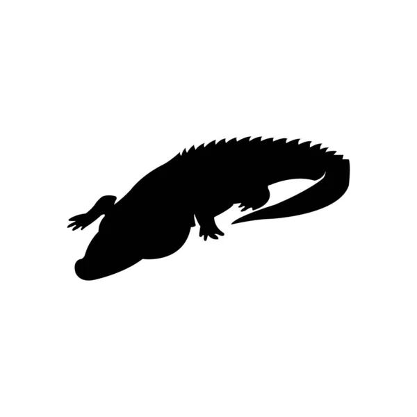 Crocodile Icon Logo Vector Design — Image vectorielle