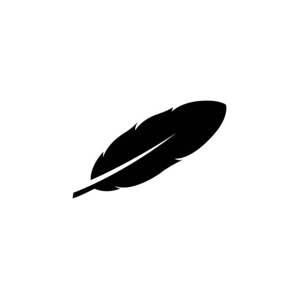 Quill Icon Logo Vector Design — Stock vektor
