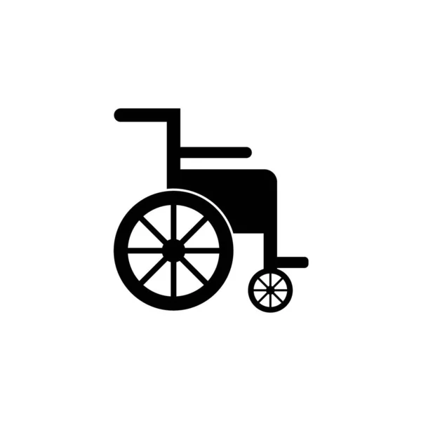 Wheel Chair Icon Logo Vector Design — Archivo Imágenes Vectoriales