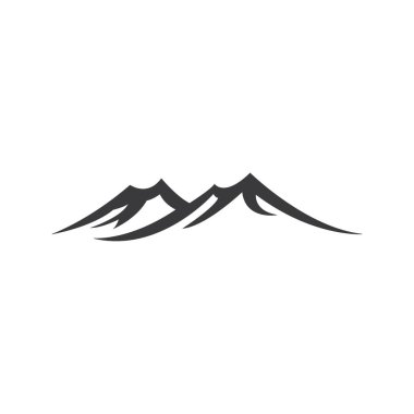 mountain icon logo vector design template