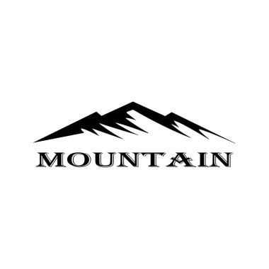 mountain icon logo vector design template