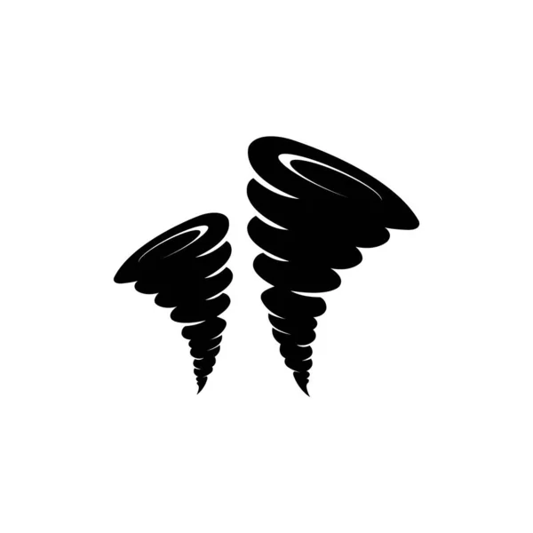 Tornado Icon Logo Vector Design — Vector de stock