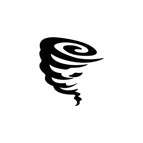 Векторный Дизайн Логотипа Торнадо — стоковый вектор