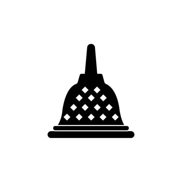 Векторный Дизайн Логотипа Храма Боробудур — стоковый вектор