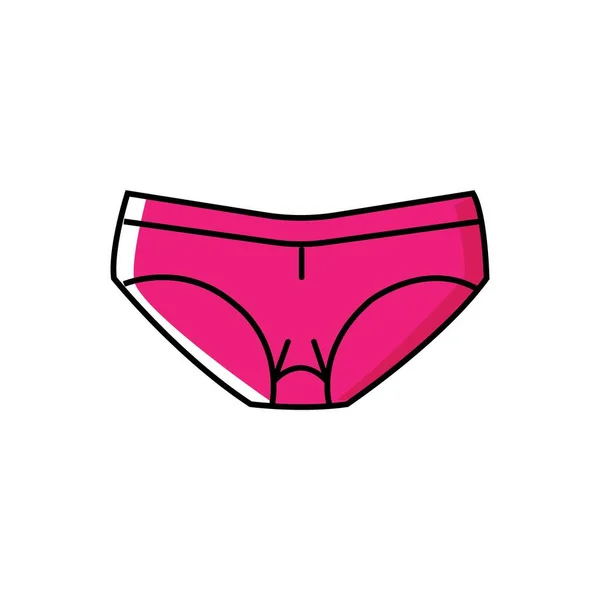 Underpants Icon Logo Vector Design Template — Vettoriale Stock
