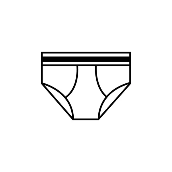 Underpants Icon Logo Vector Design Template — Stock vektor