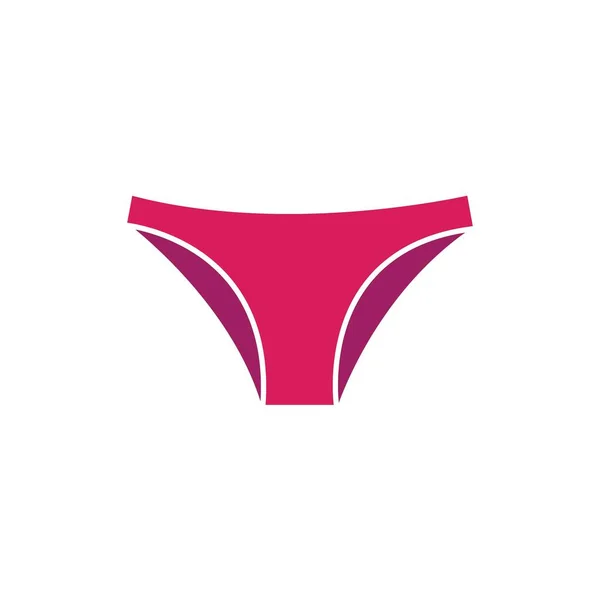 Underpants Icon Logo Vector Design Template — Stok Vektör