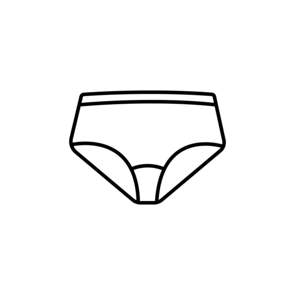 Underpants Icon Logo Vector Design Template — Stock Vector