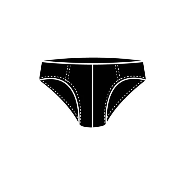 Underpants Icon Logo Vector Design Template — Stock Vector