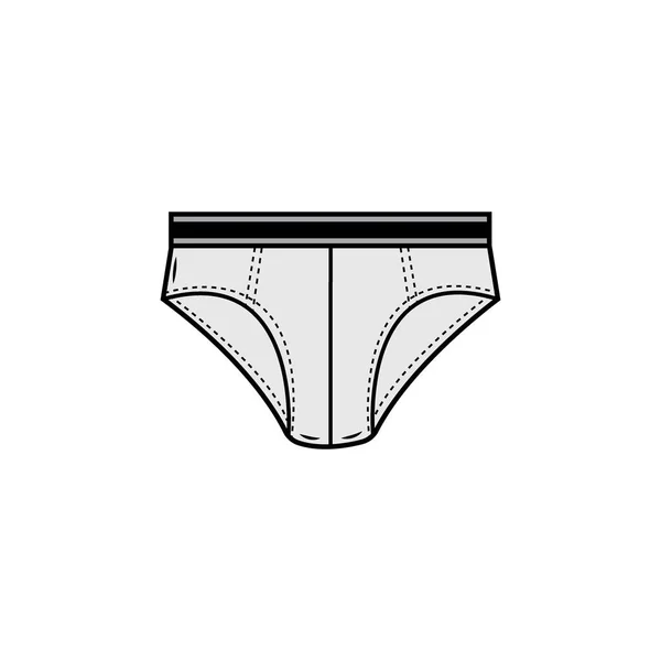 Underpants Icon Logo Vector Design Template — ストックベクタ