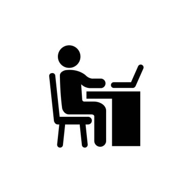 work office icon logo vector design