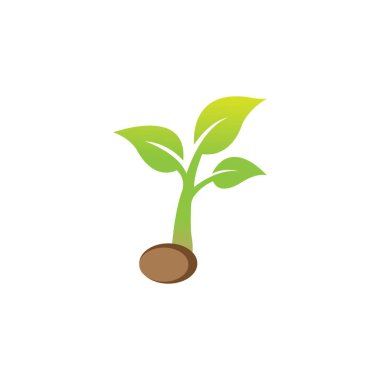 sprouts icon logo vector design