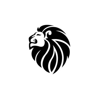 lion head icon logo vector design