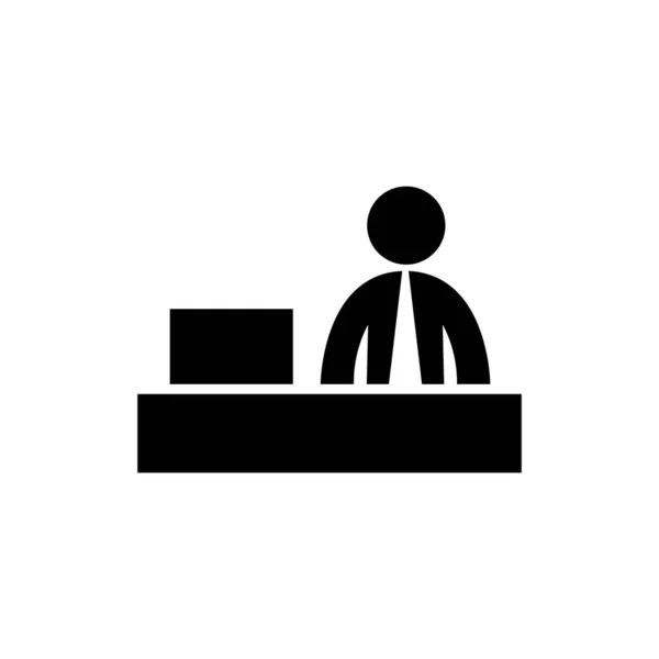 Work Office Icon Logo Vector Design — Image vectorielle