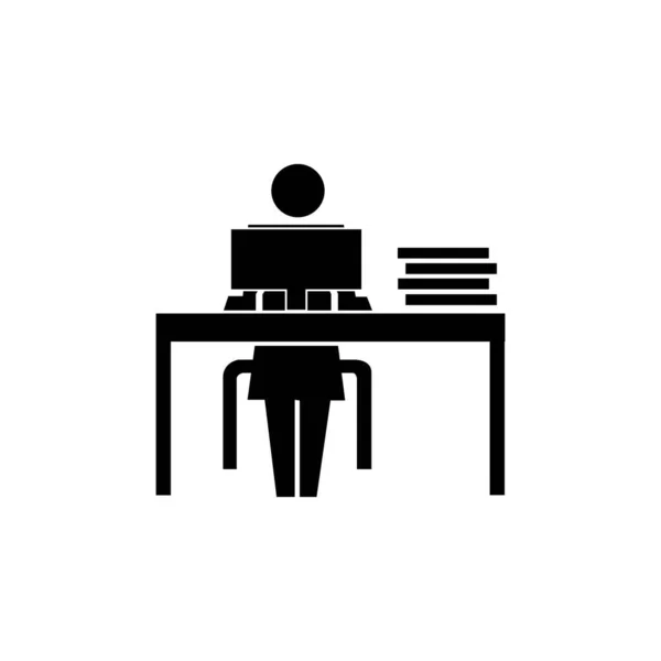 Work Office Icon Logo Vector Design — Image vectorielle