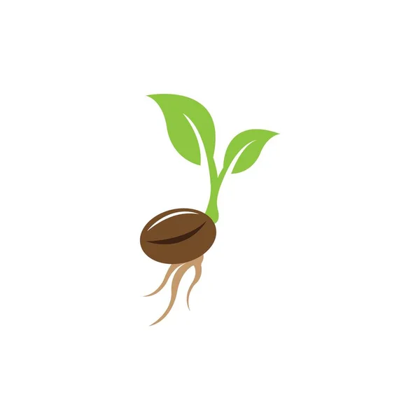sprouts icon logo vector design