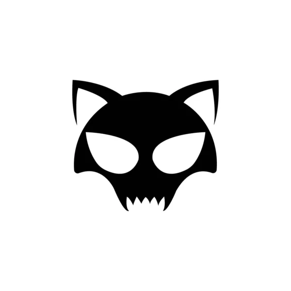 Cat Head Icon Logo Vector Design — Stockový vektor