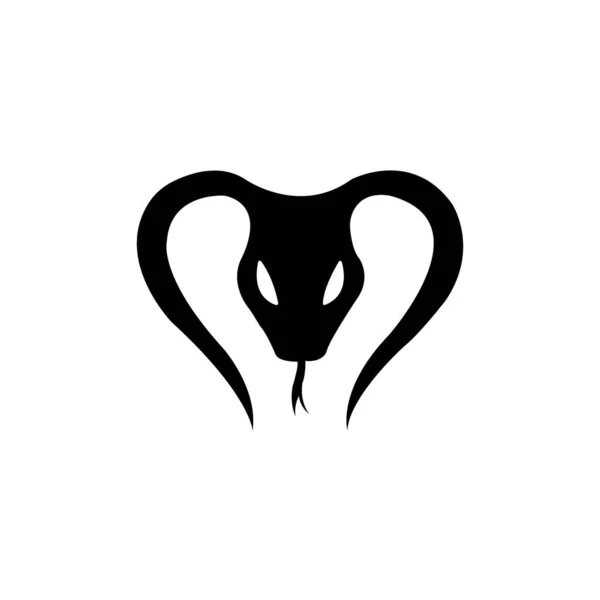 Snake Head Icon Logo Vector Design — Vector de stock
