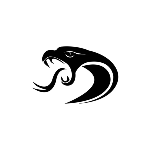Snake Head Icon Logo Vector Design — Stock vektor