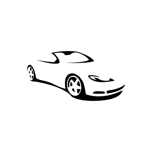 Векторный Дизайн Логотипа Автомобиля — стоковый вектор