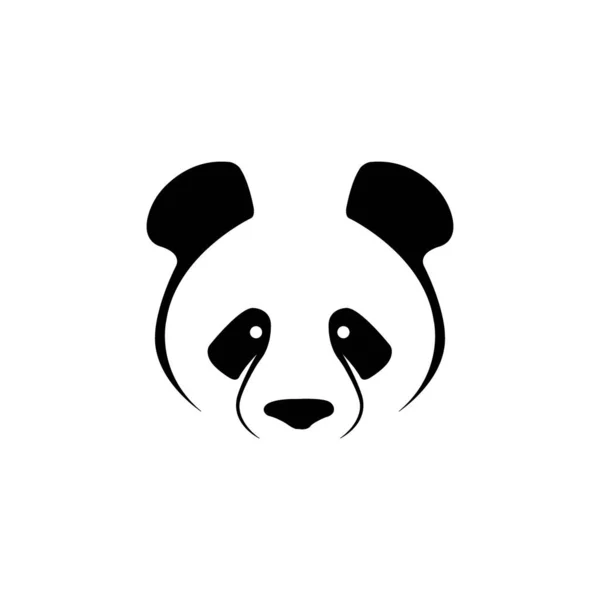 Panda Icon Logo Vector Design Template — Stockvektor