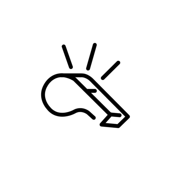 Whistle Icon Logo Vector Design Template — Stock vektor