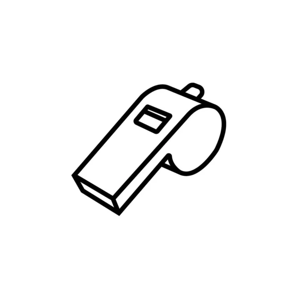 Whistle Icon Logo Vector Design Template — 图库矢量图片