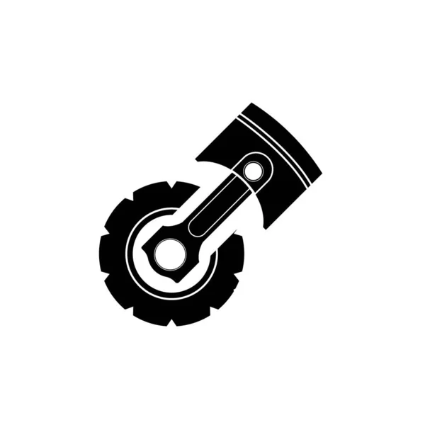 Piston Icon Logo Vector Design Template — 图库矢量图片