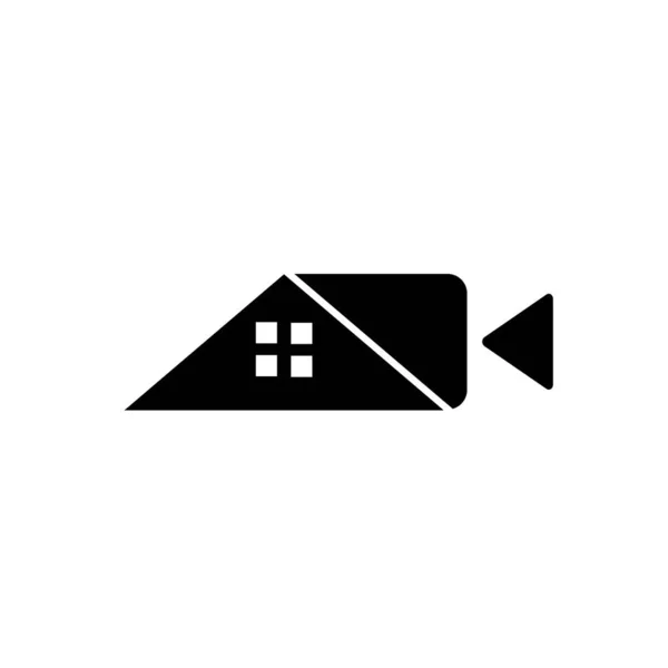 Production House Icon Logo Vector Design — Stock vektor