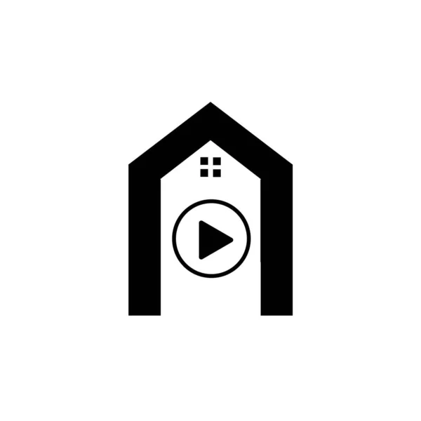 Production House Icon Logo Vector Design — Stock vektor
