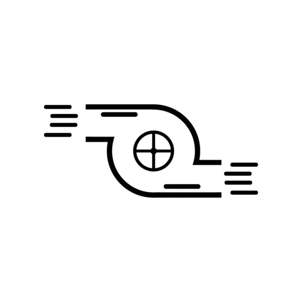 Шаблон Векторного Дизайна Логотипа Турбо Двигателя — стоковый вектор