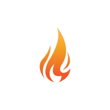 fire icon logo vector design templat