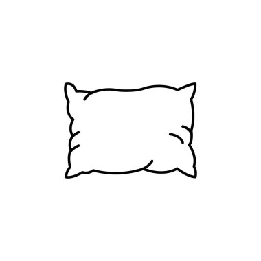 pillow icon logo vector design template