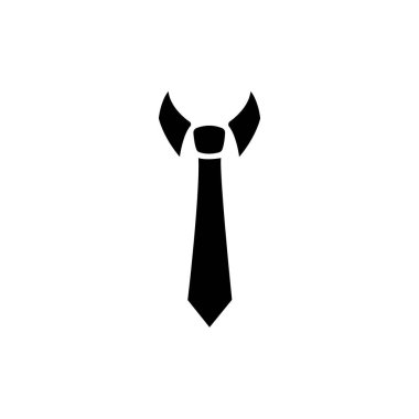 necktie icon logo vector design template