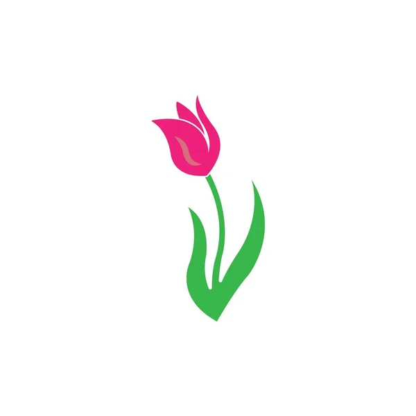 Tulips Icon Logo Vector Design Template —  Vetores de Stock