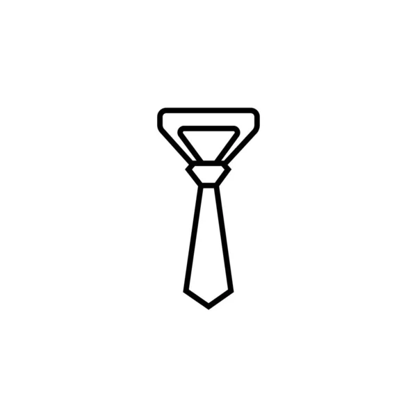 Necktie Icon Logo Vector Design Template — Vettoriale Stock