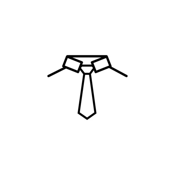 Necktie Icon Logo Vector Design Template — 스톡 벡터