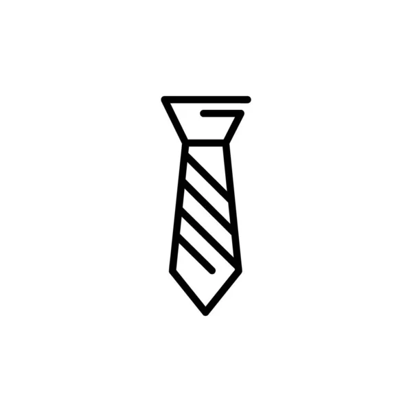 Necktie Icon Logo Vector Design Template — Stockový vektor